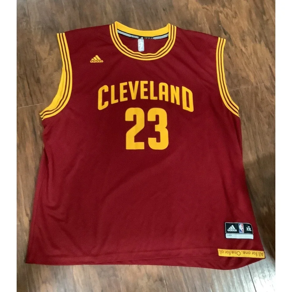 Adidas Cleveland Cavaliers Lebron James All For One. One For All Jersey Size 2XL